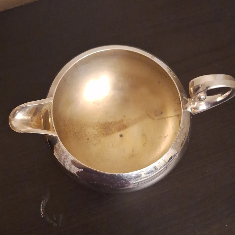 Silver Creamer Dish Bristol Silver